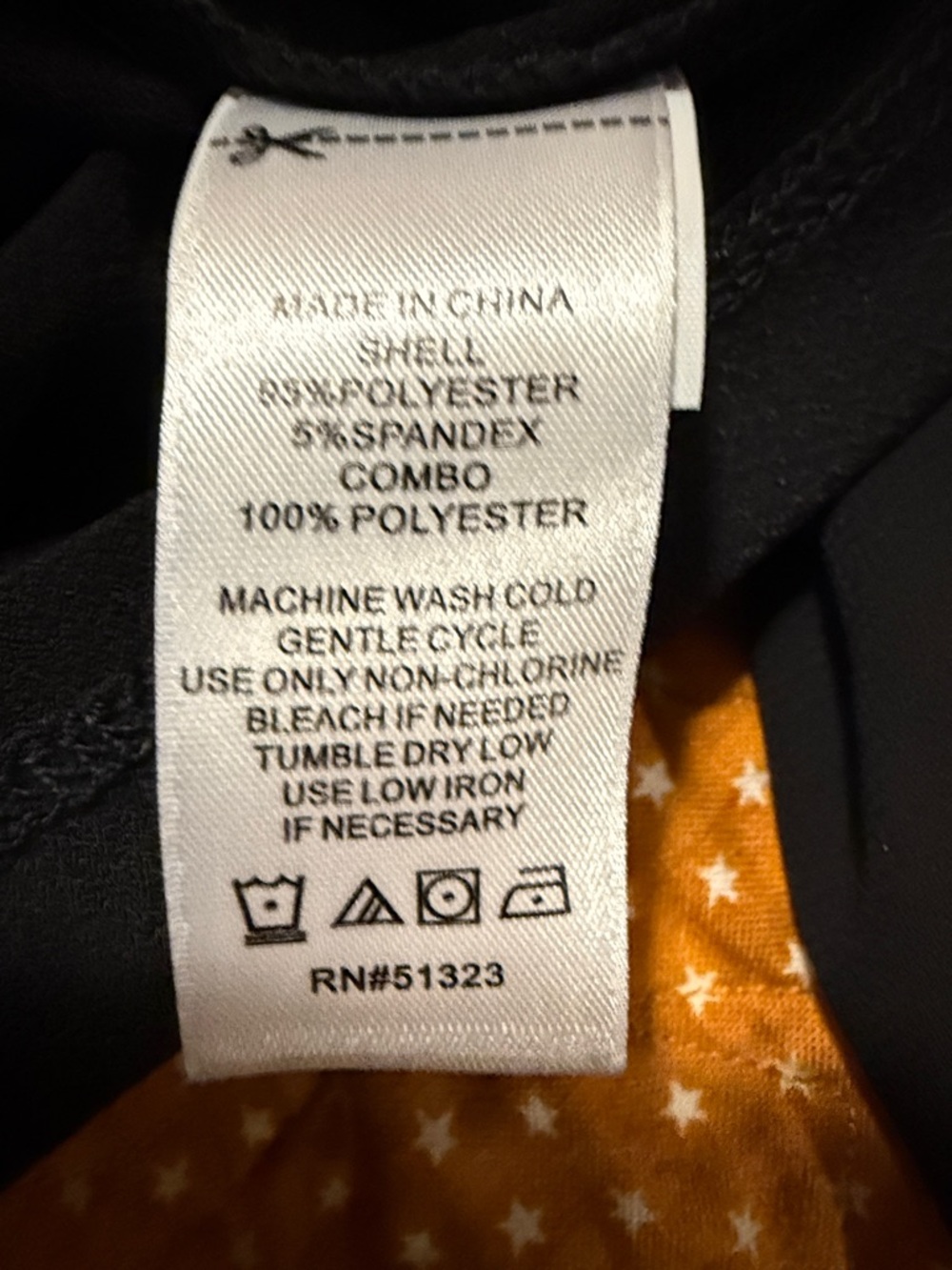 CeCe Black Mock Neck Long-Sleeve Top with Ruffled Cuffs - Picture 3 of 6